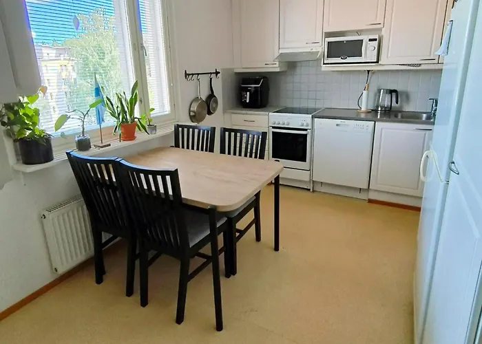 公寓 Cozy Dobbel With Sauna & Balcon 坦佩雷